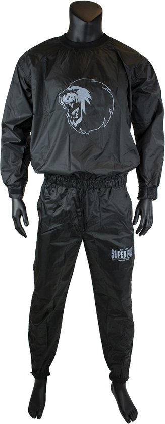 Super Pro Combat Gear Zweetpak/ Sweat Suit Zwart/Wit Small