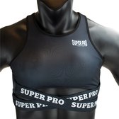 Super Pro Combat Gear Dames Top Zwart/Wit Medium