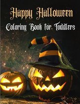 Happy Halloween Coloring Book for Toddlers