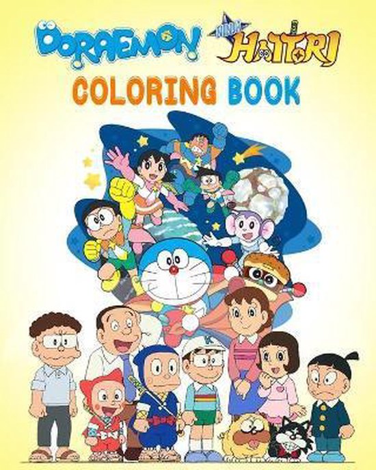 Doraemon, Ninja Hattori Coloring Book, Nirob Al Shams | 9798689440767 ...