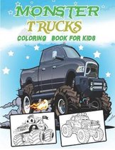 Monster Trucks coloring Book For Kids