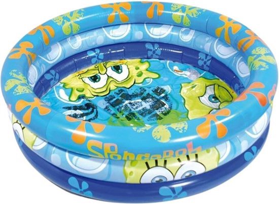 Opblaasbare Zwembad - Rond - Spongebob - 100 cm - Opblaasbaar - Kinderbad -  Tuin -... | bol.com