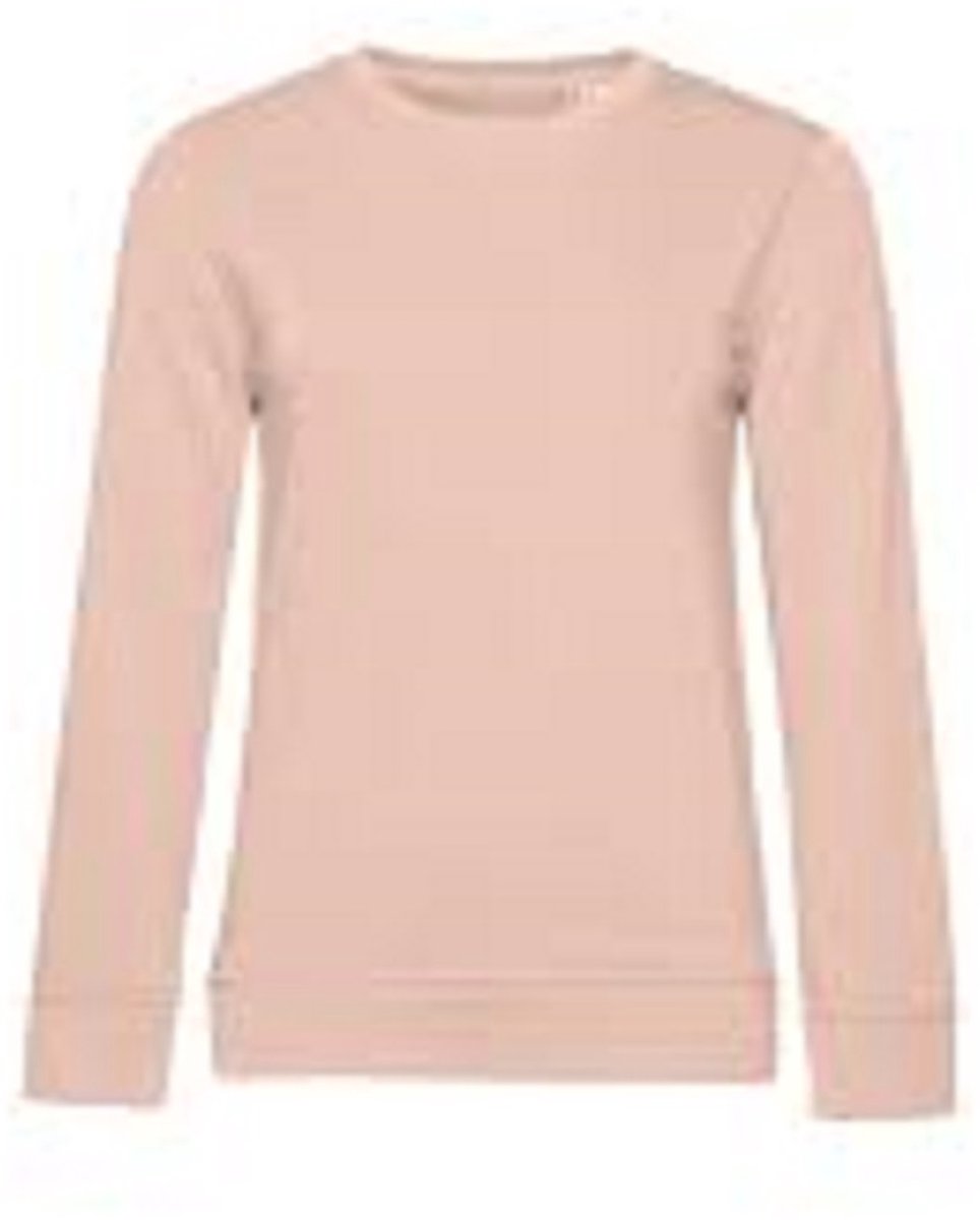 B&C Dames/dames Organic Sweatshirt (Schemerig Roze)