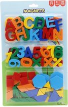 Magneet letters en cijfers - Magneet speelgoed - Montessori speelgoed - Rekenen - Whiteboard magneten - 104 Stuks
