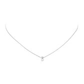 Glow 102.0666.0Q Collier Zilver - 43cm