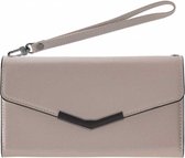 Mobilize - iPhone Xr Hoesje - Clutch Case Slangen Beige