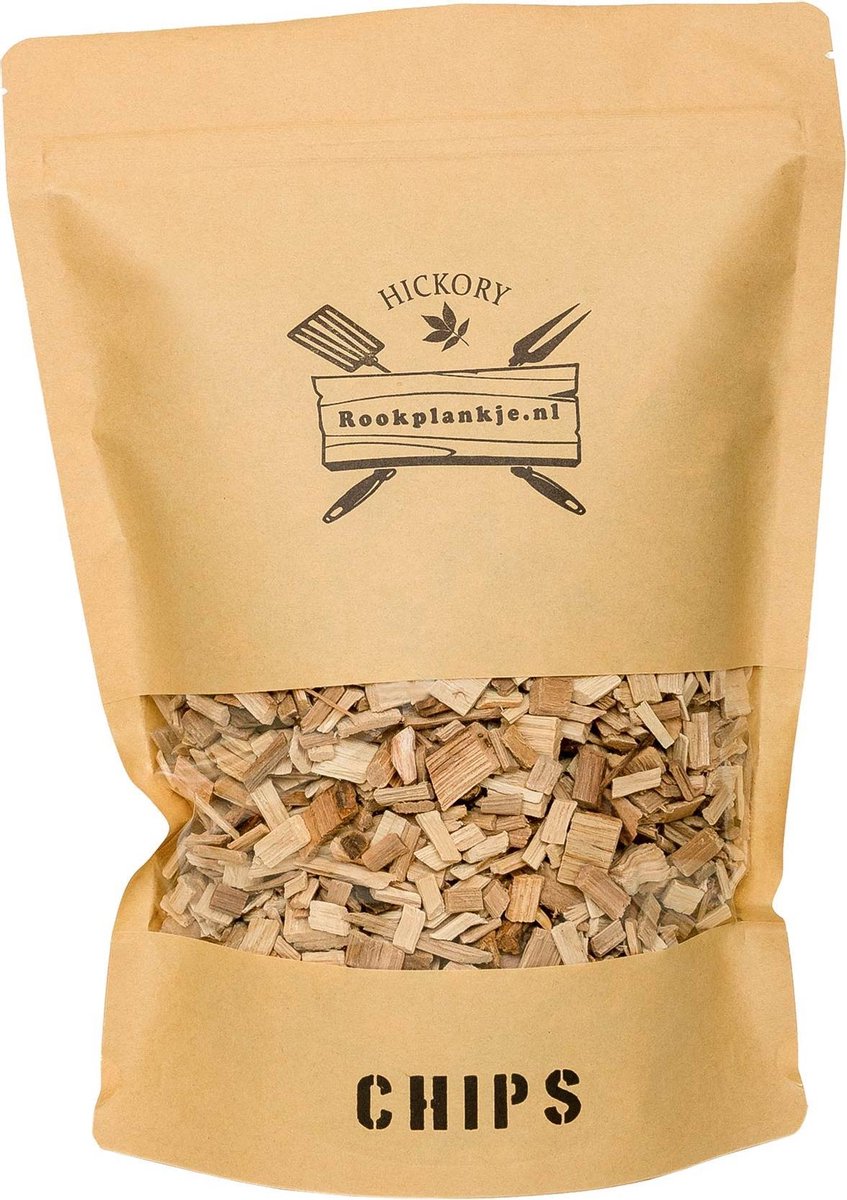 Hickory Chips 2 L | BBQ | Rookhout - Rookplankje.nl