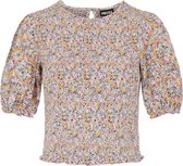 Pieces PCRILLA SS SMOCK TOP Dahlia purple Dames Top - Maat XL