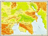 Naissance - Affiche - Carte Atlas du Continent Biblique - Jean Klare - 30 x 40 cm