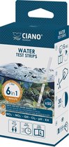 Ciano - Aquariumwater Teststrips - Waterwaardes testen - 6 in 1 - 50 strips