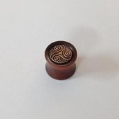 Double Flared swirl antiek style 14 mm