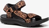 Blue Box meisjes sandalen met luipaardprint - Bruin - Maat 33