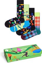 Happy Socks XITW09-7300 4-Pack Into The Park Socks Gift Set - maat 36-40