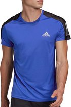 adidas Sportshirt - Maat M - Mannen - Blauw/zwart/wit | bol.com
