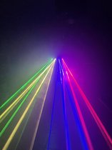 Laser 4 head RGBY (kleuren laser)