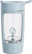 EQURA® E-Shaker - Shakebekers - Elektrische Shakebeker - 650 ML - Blauw - Oplaadbare Proteïne Shaker