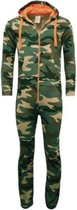 JC Blue - Camouflage Onesie Uniseks - Onesie mannen - Onesie Vrouwen - Maat XXL