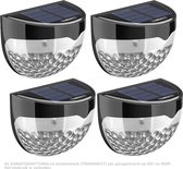 Transnect - Solar LED - Buitenlamp - met Nachtsensor - 4 Stuks - Draadloos - Waterdicht - op Zonneenergie - Tuinlampen