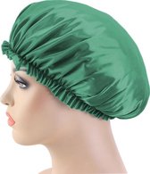 Slaapmuts - Haarverzorging - Dames slaapmuts - Soft Bonnet slaapmuts - Satijnen slaapmuts - Satijn bonnet - Bonnet - Nachtmuts - Sleep cap – Groen