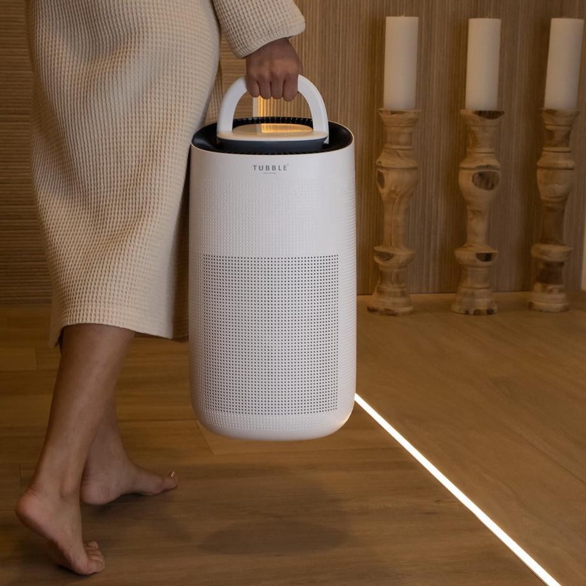 Tubble® Air Purifier Max Laser, Luchtreiniger, TRUE HEPA 360° filter technology, CADR 400, met fluisterstille slaapstand — afbeelding 7