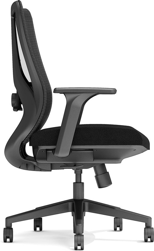 iMove - ergonomische bureaustoel, goed instelbaar - zwart mesh - rugsteun - ergonomisch - best seller