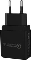 iSetchi USB Oplader (Snellader) - Quick Charge 3.0 - Adapter Telefoon Lader Snellader - Oplader Geschikt voor Apple  iPhone 12 & 13 - iPad - Samsung - Telefoon Tablet - Oplader