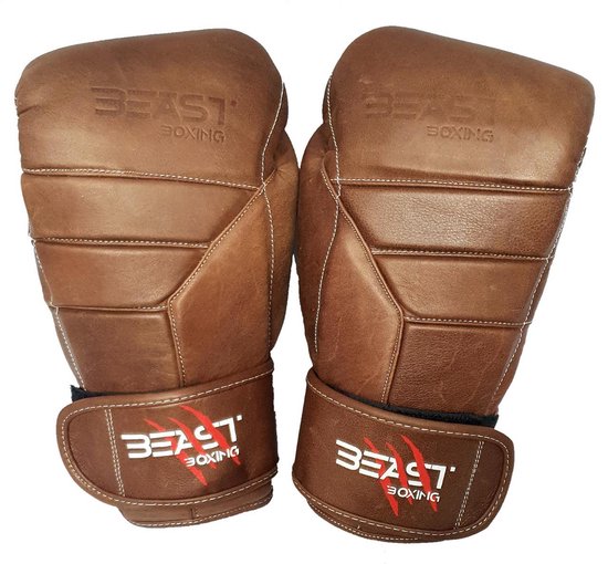 Beast Boxing Bokshandschoenen -Kickboksen -Boksen -Leer - 14 OZ
