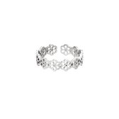 Ring Flower Field - Yehwang - Ring - One size - Zilver