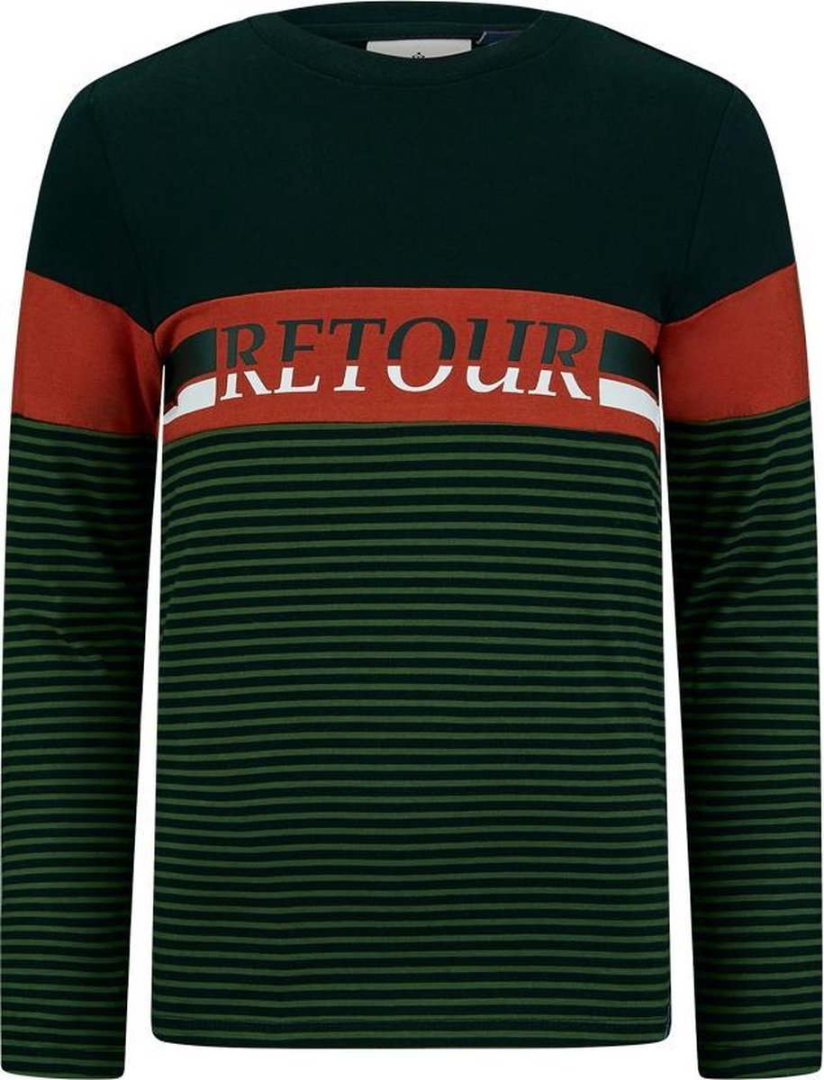 Retour Jeans Alonzo Jongens T-shirt - Black - Maat 104