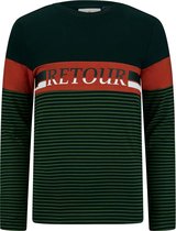 Retour Jeans Alonzo Jongens T-shirt - Black - Maat 122/128