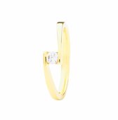 Hemels juwelier- HMLR124- Dames- Damesring- 14k geel gouden- Ring- Verlovingsring- Maat56 - 18mm- Moederdag aanbieding