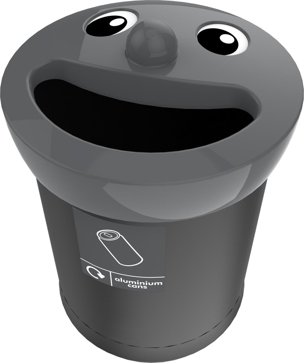 Goedkoopste Smiley Face recycling afvalbak 52 liter, aluminium cans (VB719488