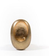 Wall T-light holder Egg Gold