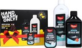 Valma Autowaspakket - Shampoo - Metallic Wax - Dashboard Spons - Gift Pack