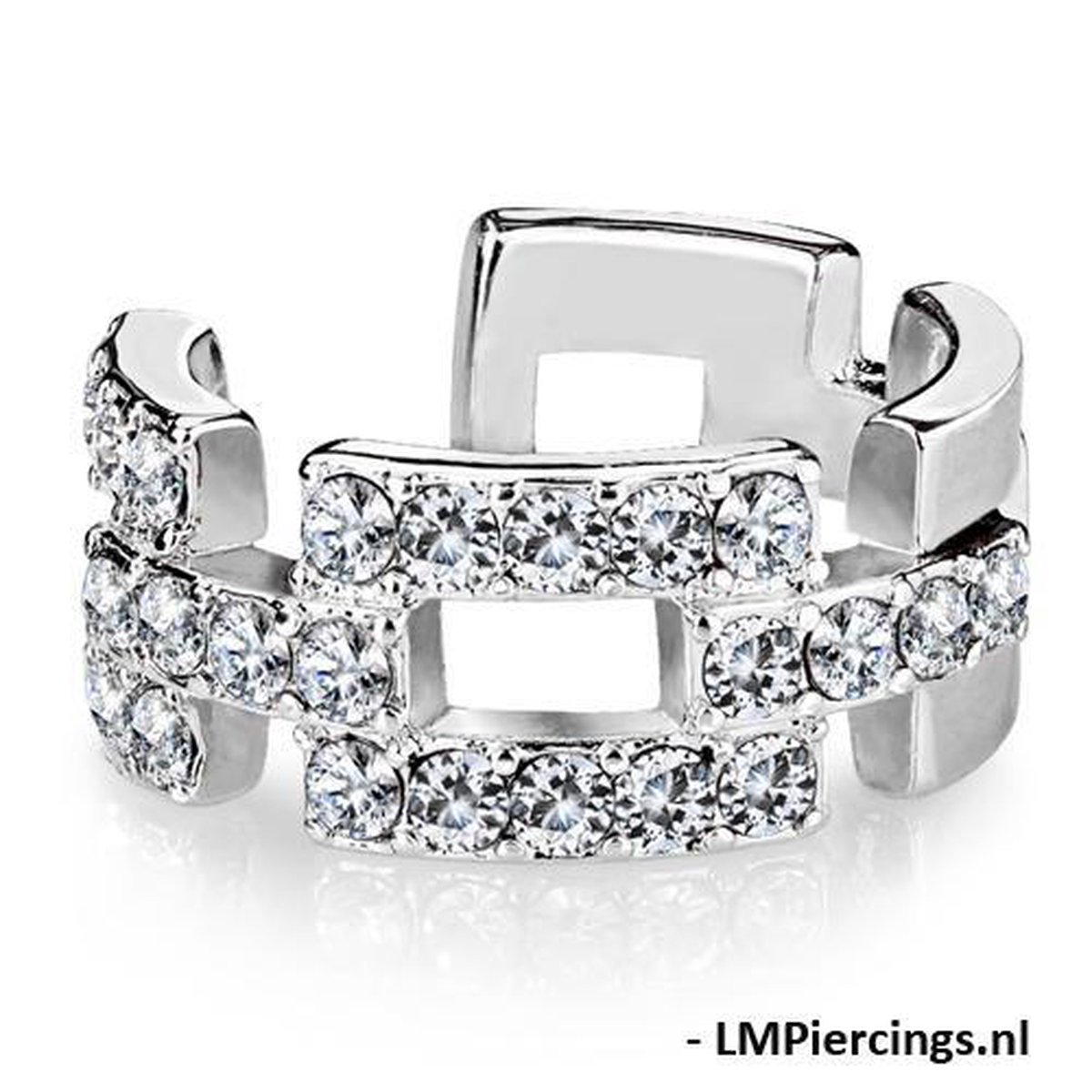 Fake piercing square links - LMPiercings