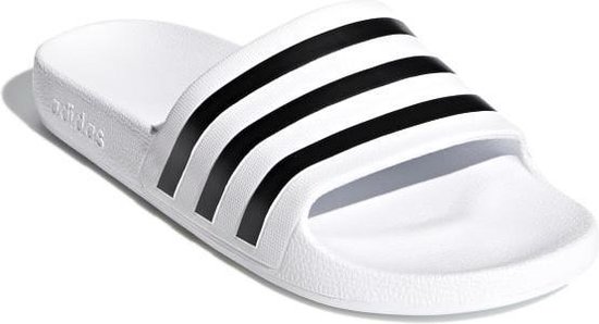 Adidas slippers Adilette - UK 6 (maat 39) - wit/zwart | bol