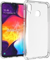 Ultradun doorzichtig hoesje voor Samsung Galaxy A30 Transparant met fingerprint gat