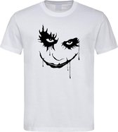 Wit T-Shirt met “ The Joker “ print Zwart  Size M