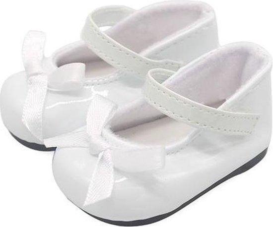 Guinness Respectievelijk winnen Dolldreams | Poppenkleding - Witte schoenen met strikje - Ballerina's  geschikt voor... | bol.com