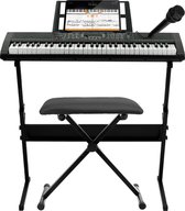 Áengus Keyboard 61 toetsen met Standaard, Pianokruk en Microfoon - A-661