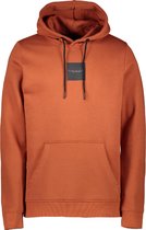 Cars Jeans  Sceams Sweat Hood Mannen Trui Brown - Maat XL