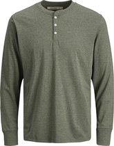 JACK&JONES ACCESSORIES JACTIKI LW HENLEY LS Heren Pyjamashirt - Maat M