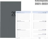 Brepols Schoolagenda 2021-2022 - Classic-flexi- Grijs - 9 x 16 cm