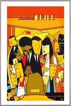 JUNIQE - Poster met kunststof lijst Royal with cheese -40x60 /Geel &