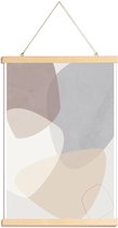 JUNIQE - Posterhanger Graphic 192 -40x60 /Bruin & Grijs