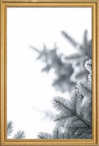 JUNIQE - Poster met houten lijst Look Up -20x30 /Grijs & Wit