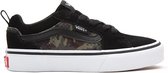 Vans Sneakers - Maat 36.5 - Unisex - zwart - groen camouflage