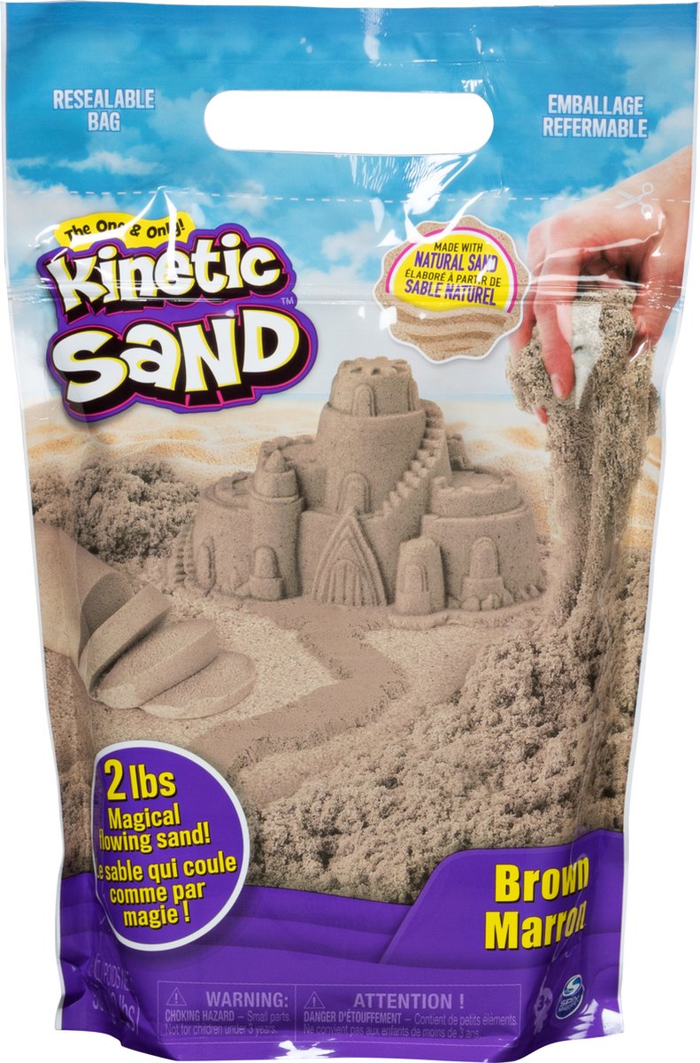Kinetic Sand - Speelzand - Bruin - 907g - Sensorisch Speelgoed