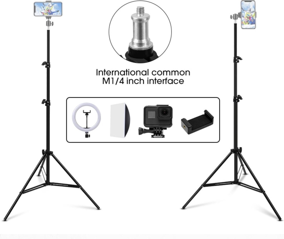 Fairco Camerstatief 170cm Universeel thumbnail 2