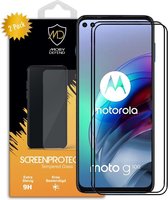 2-Pack Motorola Moto G100 Screenprotectors - MobyDefend gehard glas screensavers - Zwarte randen - Glasplaatjes Geschikt Voor Motorola Moto G100